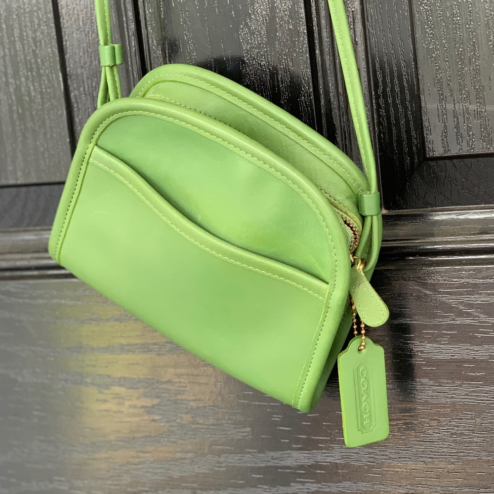 COACH Vintage 1997 ‘Abbie’ Leather Green Bag